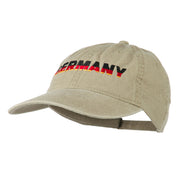 Germany Embroidered Washed Pigment Dyed Cap