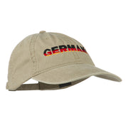 Germany Embroidered Washed Pigment Dyed Cap