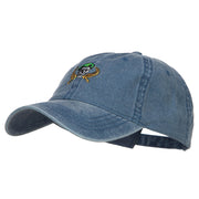 Green Beret Crest Embroidered Washed Cap