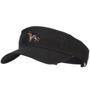 German Shepherd Embroidered Pro Style Cotton Washed Visor