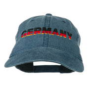 Germany Embroidered Washed Pigment Dyed Cap