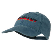 Germany Embroidered Washed Pigment Dyed Cap