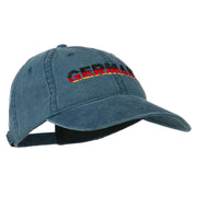 Germany Embroidered Washed Pigment Dyed Cap