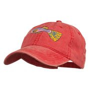 Guppy Fish Embroidered Washed Cap