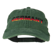 Germany Embroidered Washed Pigment Dyed Cap