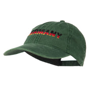 Germany Embroidered Washed Pigment Dyed Cap