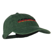 Germany Embroidered Washed Pigment Dyed Cap