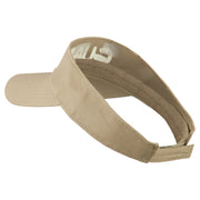 Guard Embroidered Cotton Twill Sun Visor