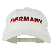 Germany Embroidered Washed Pigment Dyed Cap