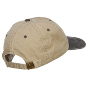 Hiking Shoe Patched Two Tone Washed Cap