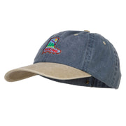 Hiking Shoe Patched Two Tone Washed Cap