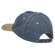 Hiking Shoe Patched Two Tone Washed Cap