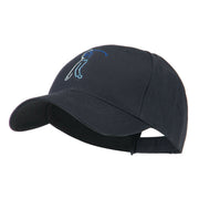 Male Golfer Outline Embroidered Cap