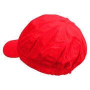 Saguaro National Park Embroidered Cotton Elastic Newsboy Cap - Red OSFM