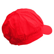 Saguaro National Park Embroidered Cotton Elastic Newsboy Cap - Red OSFM