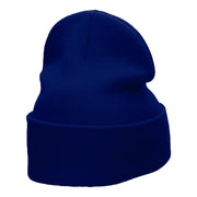 U.S. Dog Tags Embroidered Long Knitted Beanie
