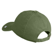 9 AF Ninth Air Force Veteran Embroidered Washed Solid Pigment Dyed Cotton Twill Brass Buckle Cap - Olive OSFM
