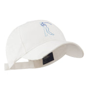 Male Golfer Outline Embroidered Cap