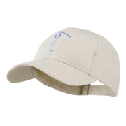 Male Golfer Outline Embroidered Cap