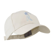 Male Golfer Outline Embroidered Cap