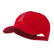 Male Golfer Outline Embroidered Cap