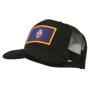 Guam Flag Patched Mesh Cap