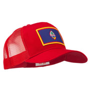 Guam Flag Patched Mesh Cap