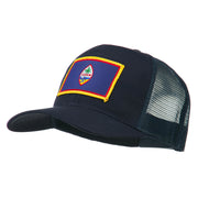 Guam Flag Patched Mesh Cap