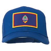 Guam Flag Patched Mesh Cap