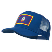 Guam Flag Patched Mesh Cap