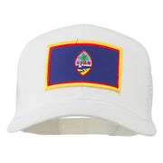 Guam Flag Patched Mesh Cap