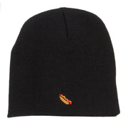 Mini Hot Dog Embroidered Short Beanie