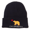 California Bear Embroidered Cuff Beanie