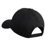 MVP Letters Embroidered 6 Panel Baseball Cap - Black OSFM
