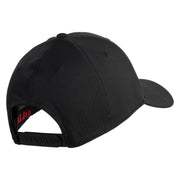 MVP Letters Embroidered 6 Panel Baseball Cap - Black OSFM