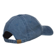 Georgia State Map Embroidered Washed Cap