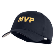 MVP Letters Embroidered 6 Panel Baseball Cap - Navy OSFM