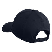 MVP Letters Embroidered 6 Panel Baseball Cap - Navy OSFM