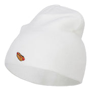 Mini Hot Dog Embroidered Short Beanie