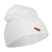 Mini Hot Dog Embroidered Short Beanie