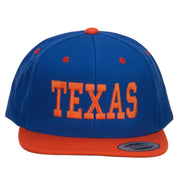 Texas Embroidered Two Tone Snapback Cap