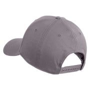 MVP Letters Embroidered 6 Panel Baseball Cap - Grey OSFM