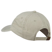 Golf Flag on the Green Embroidered Washed Cap