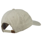 Golf Flag on the Green Embroidered Washed Cap