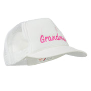 Number 1 Grandma Embroidered Youth Mesh Cap