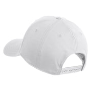 MVP Letters Embroidered 6 Panel Baseball Cap - White OSFM