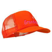 Number 1 Grandma Embroidered Youth Mesh Cap