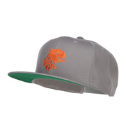 Griffin Head Embroidered Snapback Cap