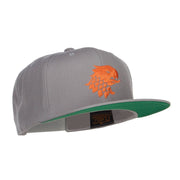 Griffin Head Embroidered Snapback Cap