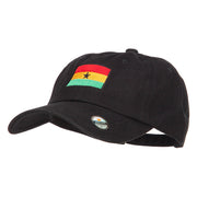 Ghana Flag Embroidered Unstructured Cap